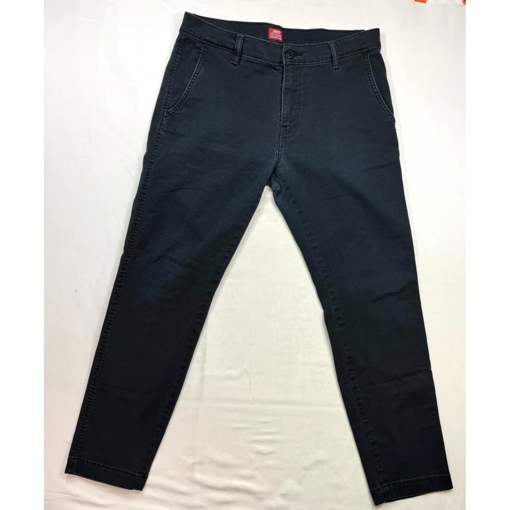 Levi's XX Chino Standard Taper Pants Mens Size 30x30‎ Blue Cotton Blend Stretch